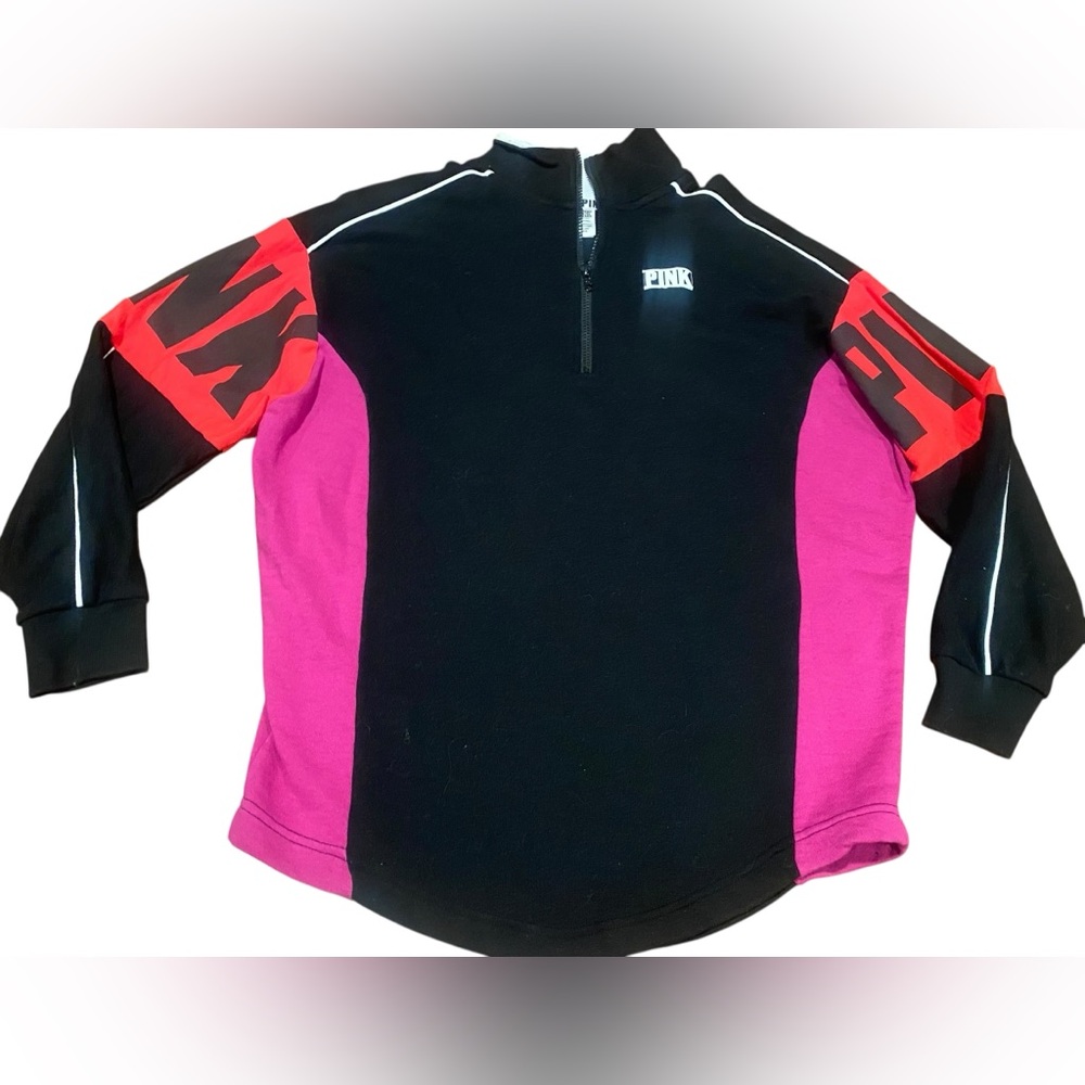 PINK Victoria's Secret Colorful Half Zip